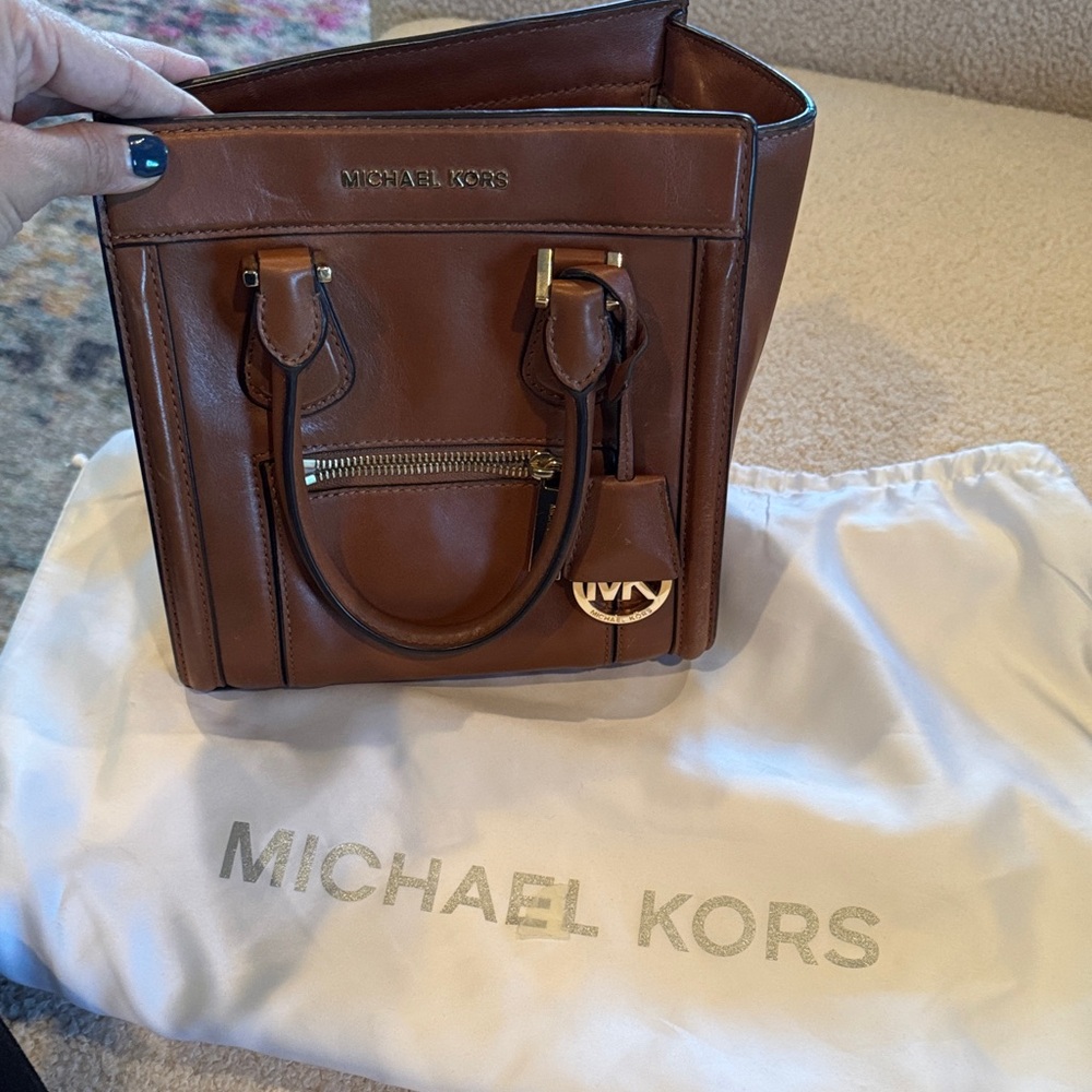 Michael Kors Tan Leather Men's Tote